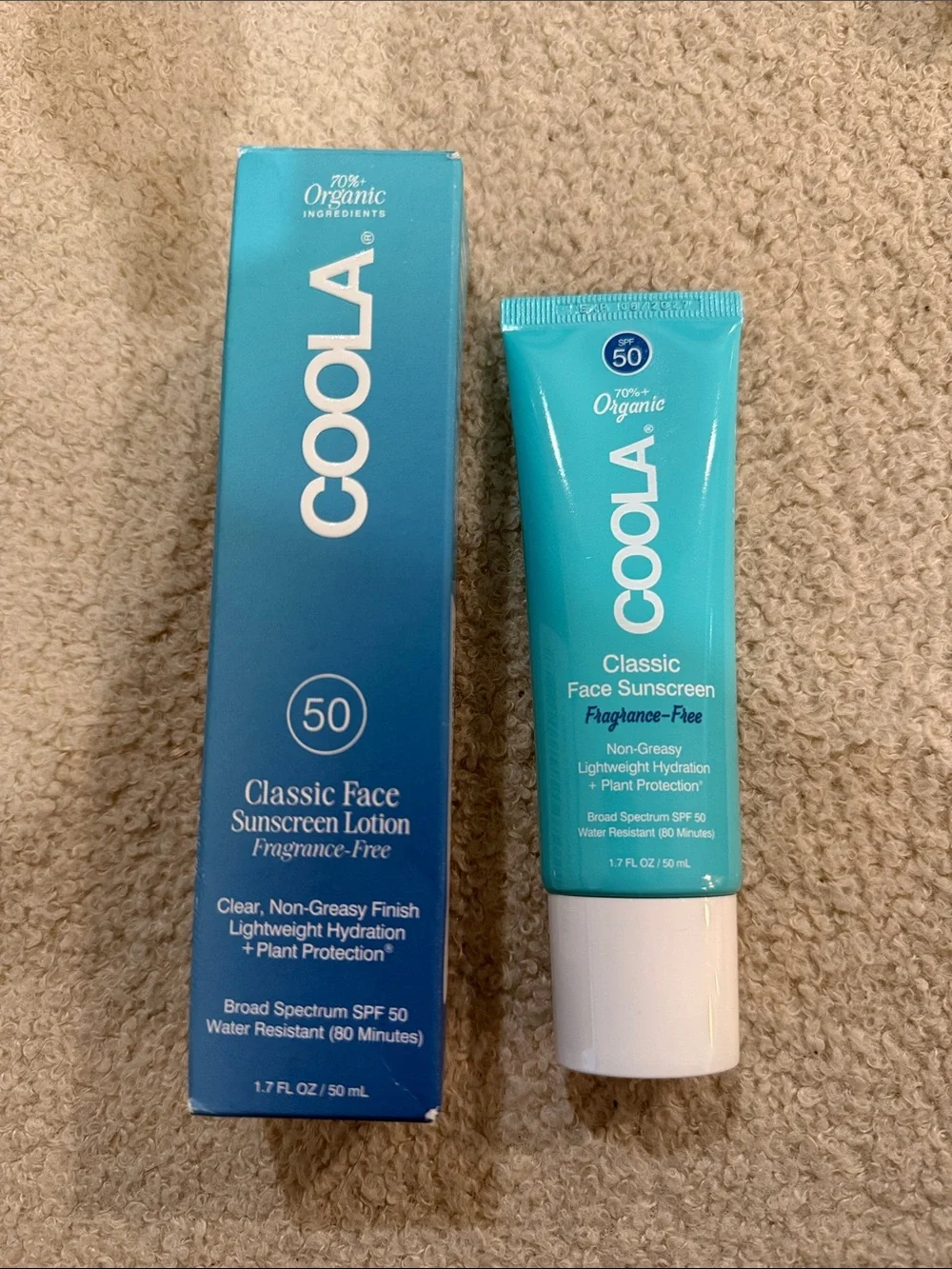 COOLA Classic Face Sunscreen SPF 50 - BNIB